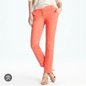 J. Crew Coral Café Capri Pants 2